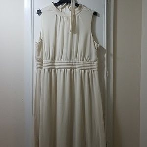 Modcloth Azalea Ivory Maxi Dress